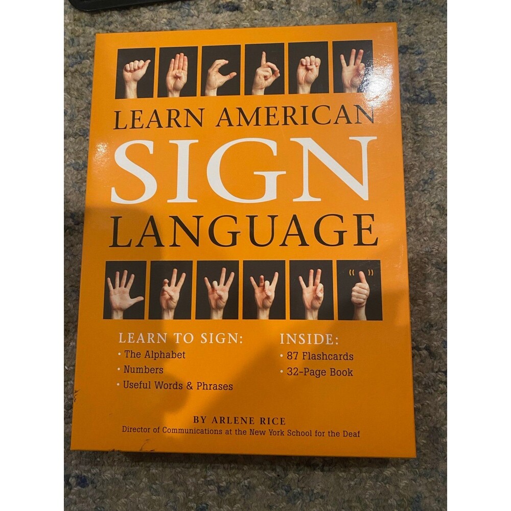 Learn American Sign Language" by Arlene Rice